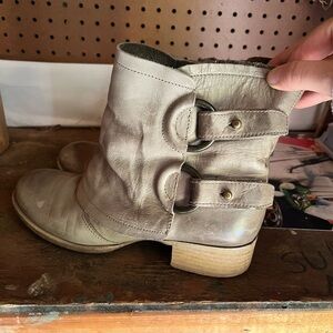 Vintage leather boots